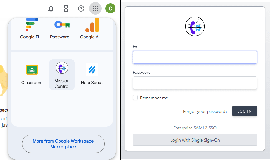 Mission Control SAML settings supporting both SP and IdP initiated logins